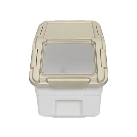 ถังข้าวสารฝาล็อก KECH AIR LOCK 10 กก. สีขาว/ครีม_2