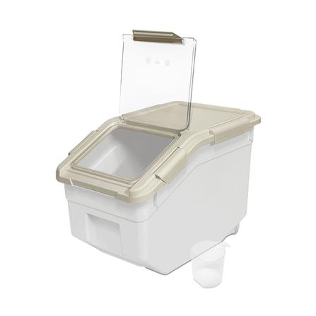 ถังข้าวสารฝาล็อก KECH AIR LOCK 10 กก. สีขาว/ครีม_3