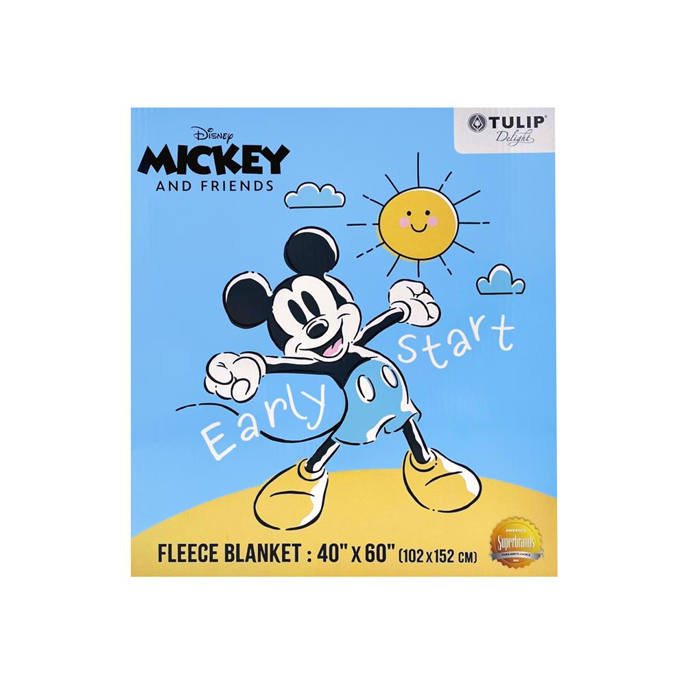 ผ้าห่ม TULIP MICKEY MOUSE 40X60 นิ้ว 02106-TFG09