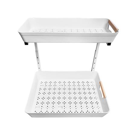 ชั้นวางอเนกประสงค์แบบเลื่อนได้ 2 ชั้น KECH SLIDE สีขาว_1