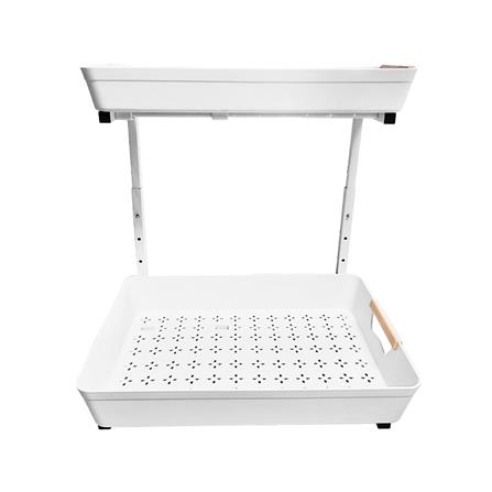 ชั้นวางอเนกประสงค์แบบเลื่อนได้ 2 ชั้น KECH SLIDE สีขาว_2