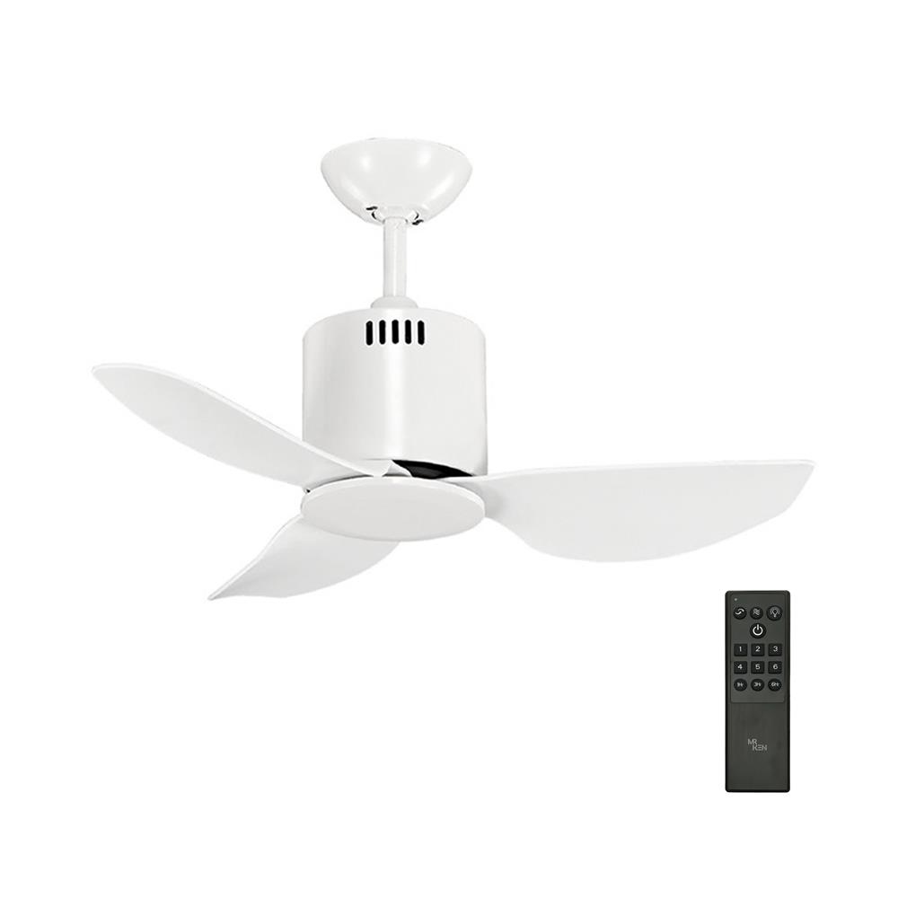 พัดลมไม่มีโคมไฟ MR.KEN 25-01785 30 นิ้ว สีขาว