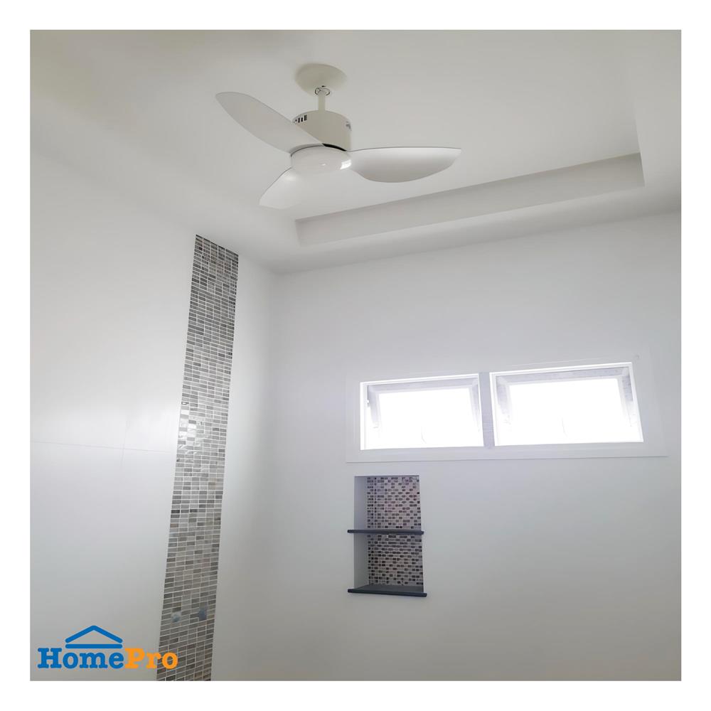 พัดลมไม่มีโคมไฟ MR.KEN 25-01785 30 นิ้ว สีขาว