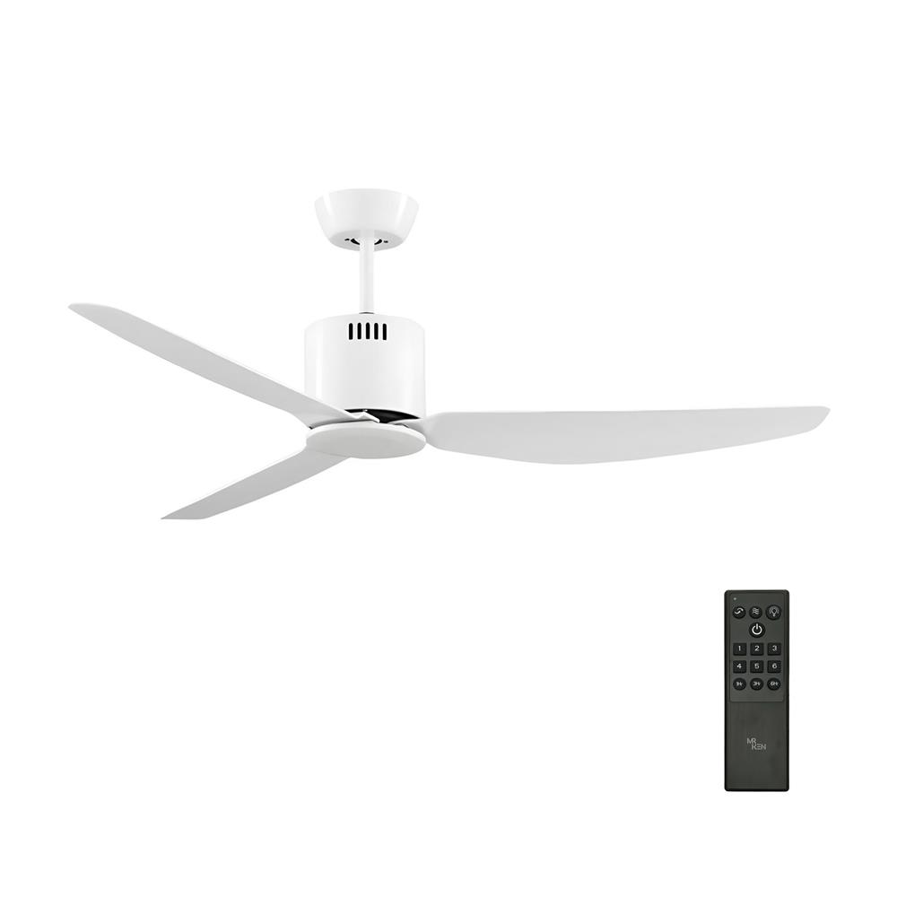 พัดลมไม่มีโคมไฟ MR.KEN 25-01739 52 นิ้ว สีขาว