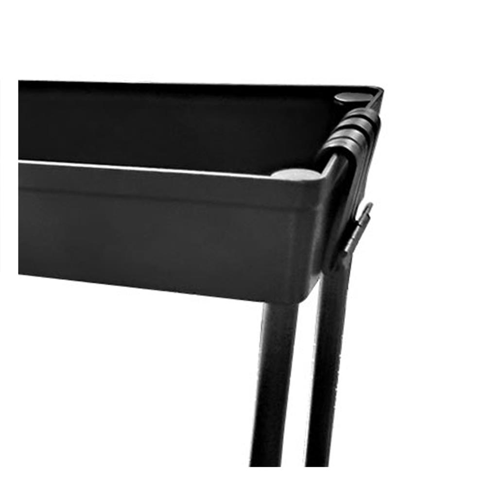 ชั้นวางอเนกประสงค์ 2 ชั้น KECH SLIDE สีดำ