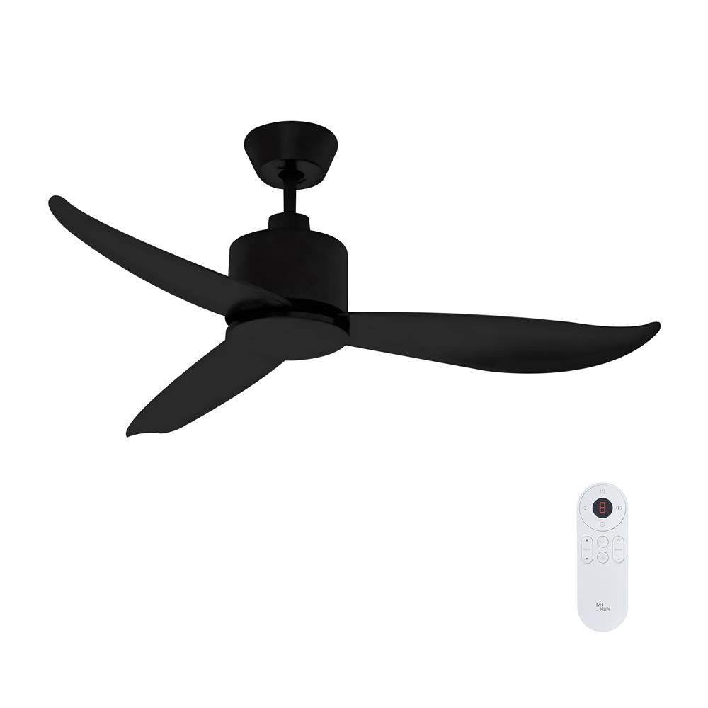 พัดลมไม่มีโคมไฟ MR.KEN 25-01803 36 นิ้ว สีดำ