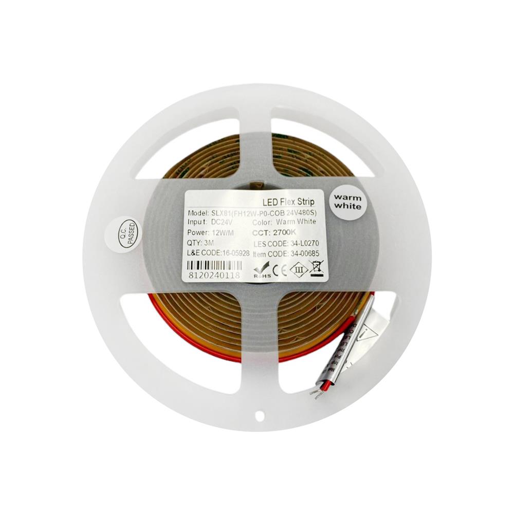 ไฟเส้น LED L&E 16-05928 12 วัตต์ 3 เมตร WARM WHITE