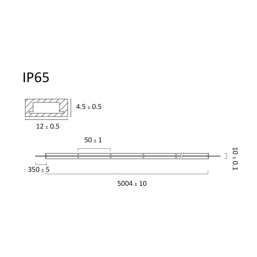 ไฟเส้น LED L&E 16-05016 12 วัตต์ 2 เมตร WARM WHITE