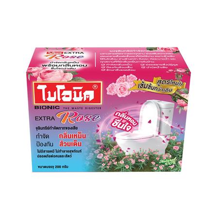 ผงจุลินทรีย์สุขภัณฑ์ BIONIC 200 กรัม ROSE_0