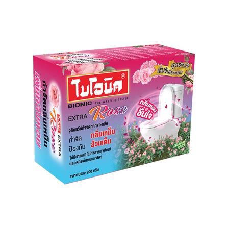 ผงจุลินทรีย์สุขภัณฑ์ BIONIC 200 กรัม ROSE_2