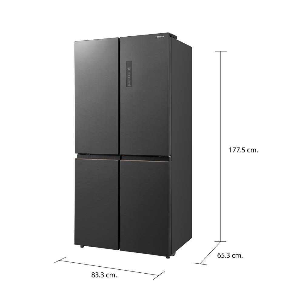 ตู้เย็น MULTI DOOR TOSHIBA GR-RF611WI-PMTH(60) 16.7 คิว สีเทาเข้ม อินเวอร์เตอร์