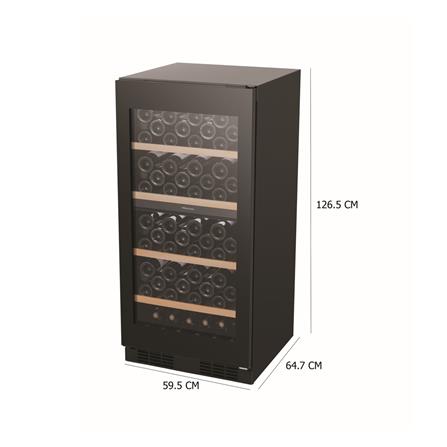 ตู้แช่ไวน์ HISENSE RW230N4TSE 108 ขวด สีดำ_5