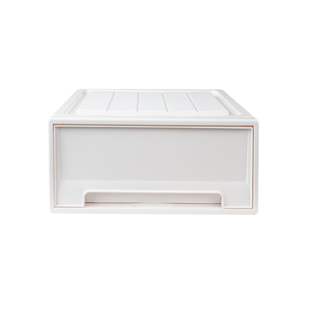 กล่องลิ้นชัก STACKO NETA SIZE M 45X44X22.6 ซม. สีขาว