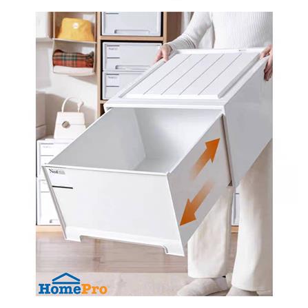 กล่องลิ้นชัก STACKO NETA SIZE M 45X44X22.6 ซม. สีขาว_4