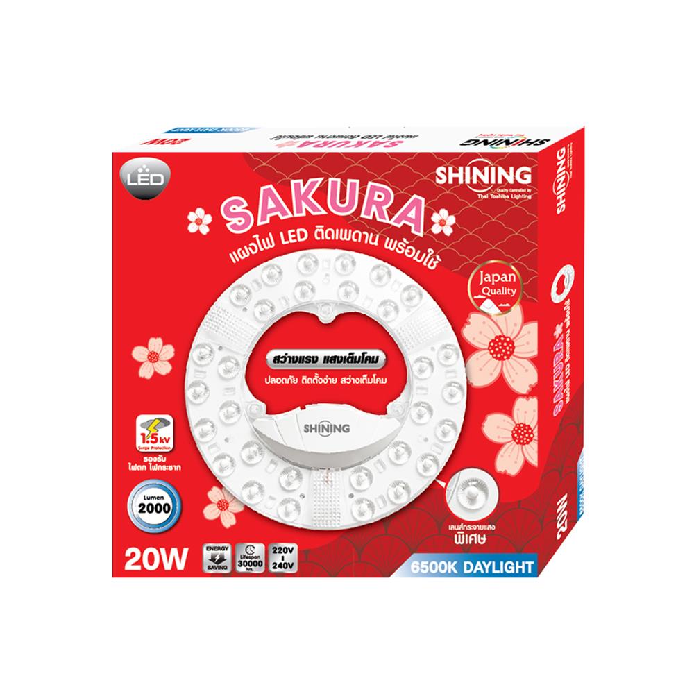 หลอด LED SHINING MAGNET SAKURA 20 วัตต์ DAYLIGHT
