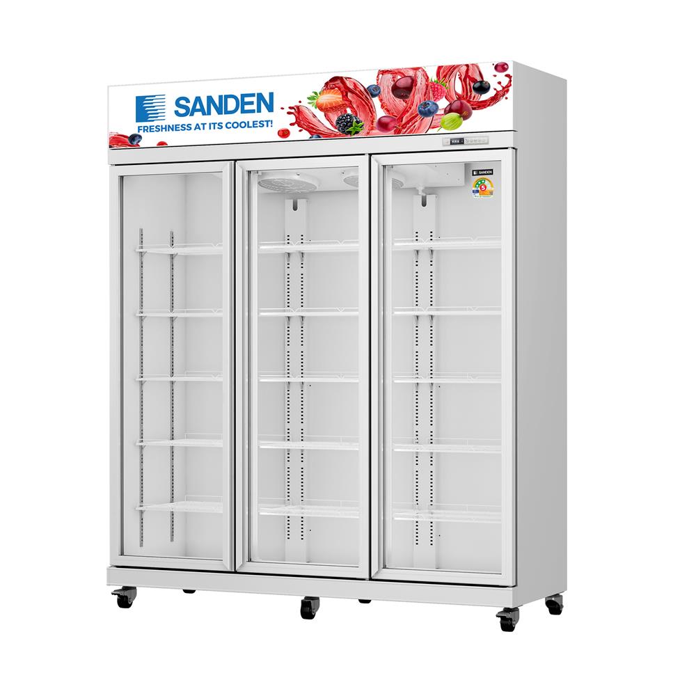 ตู้เครื่องดื่ม 3 ประตู SANDEN SMI-1200 41 คิว สีขาว