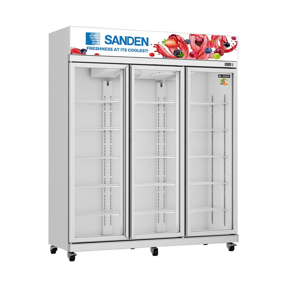 ตู้เครื่องดื่ม 3 ประตู SANDEN SMI-1200 41 คิว สีขาว