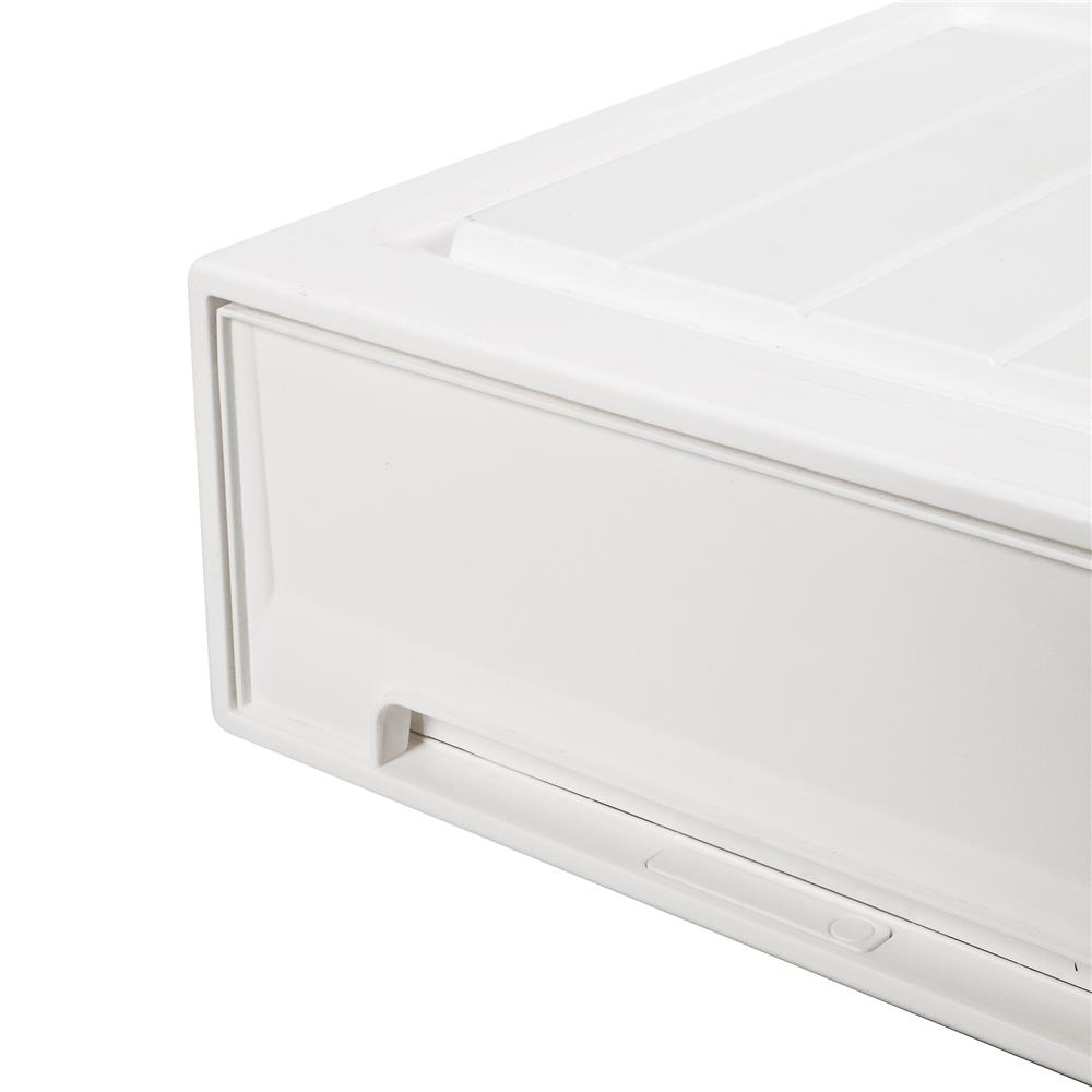 กล่องลิ้นชัก STACKO NETA SIZE S 45X44X17.7 ซม. สีขาว