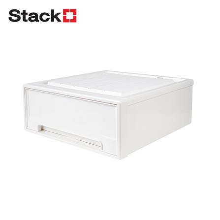 กล่องลิ้นชัก STACKO NETA SIZE S 45X44X17.7 ซม. สีขาว_0