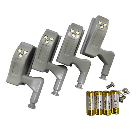 ไฟ LED ติดบานพับ DEXZON WARM LIGHT (แพ็ก 4 ชิ้น)_0