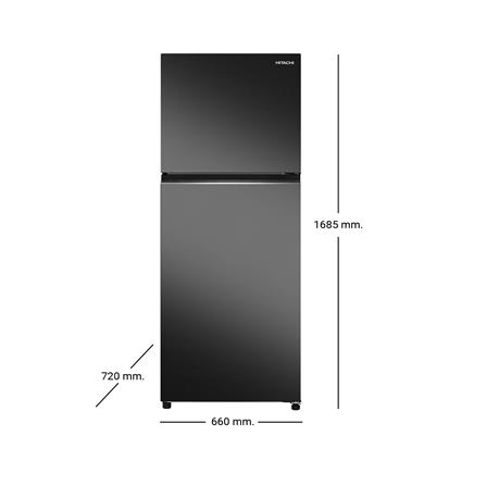 ตู้เย็น 2 ประตู HITACHI HRTN6408SUTH 13.2 คิว สีสเตนเลสดำ_3