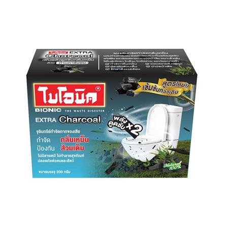ผงจุลินทรีย์สุขภัณฑ์ BIONIC 200 กรัม CHARCOAL_0