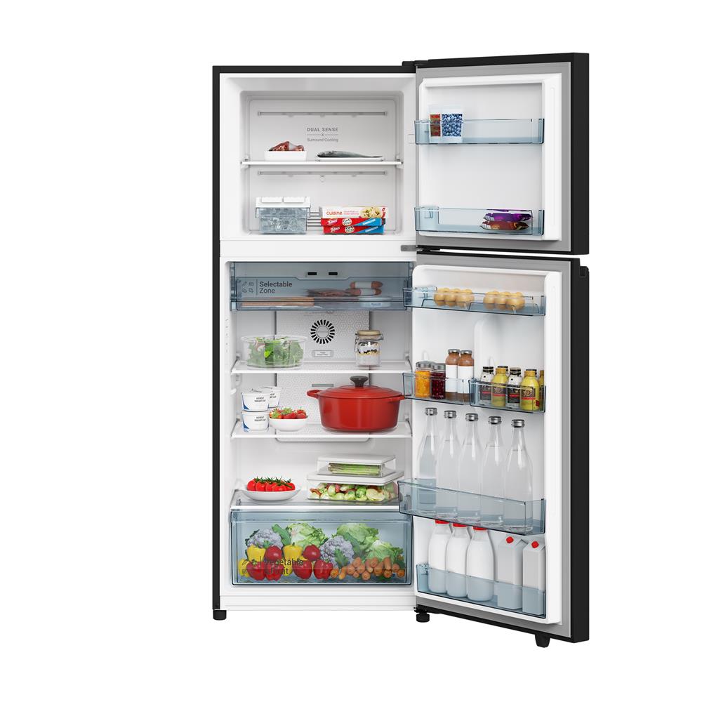 ตู้เย็น 2 ประตู HITACHI HRTN6408SGBKTH 13.2 คิว กระจกดำ