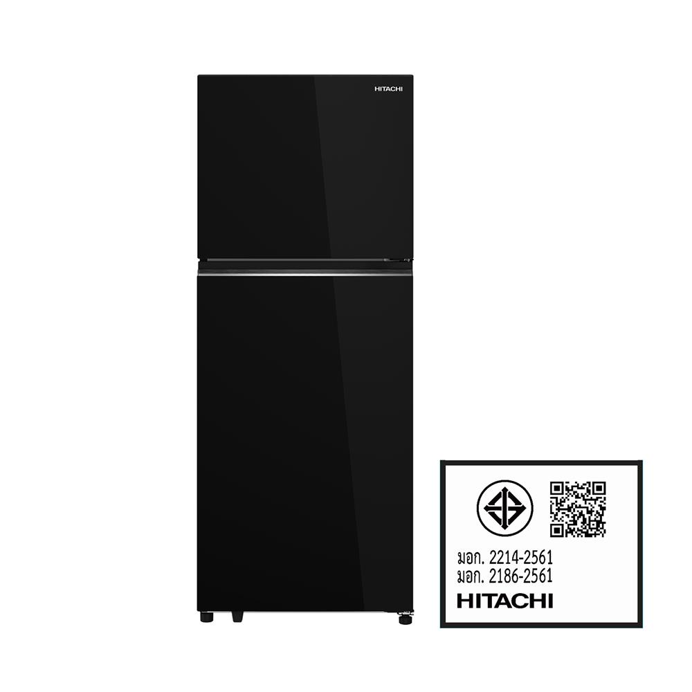 ตู้เย็น 2 ประตู HITACHI HRTN6408SGBKTH 13.2 คิว กระจกดำ