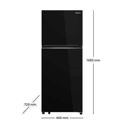 ตู้เย็น 2 ประตู HITACHI HRTN6408SGBKTH 13.2 คิว กระจกดำ_5
