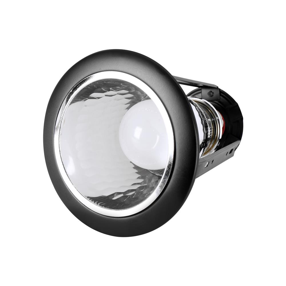 ดาวน์ไลท์ CARINI LD0140-BK 4 นิ้ว สีดำ กลม