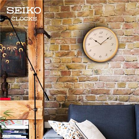 นาฬิกาแขวน SEIKO CLOCKS QXA784G 11.8 นิ้ว สีครีม_3