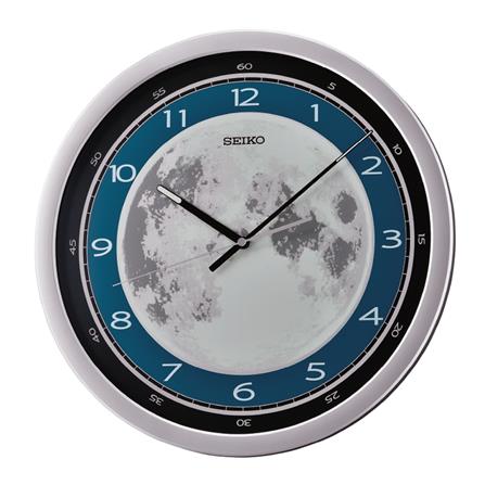 นาฬิกาแขวน SEIKO CLOCKS QXA831S 15.7 นิ้ว สีเงิน