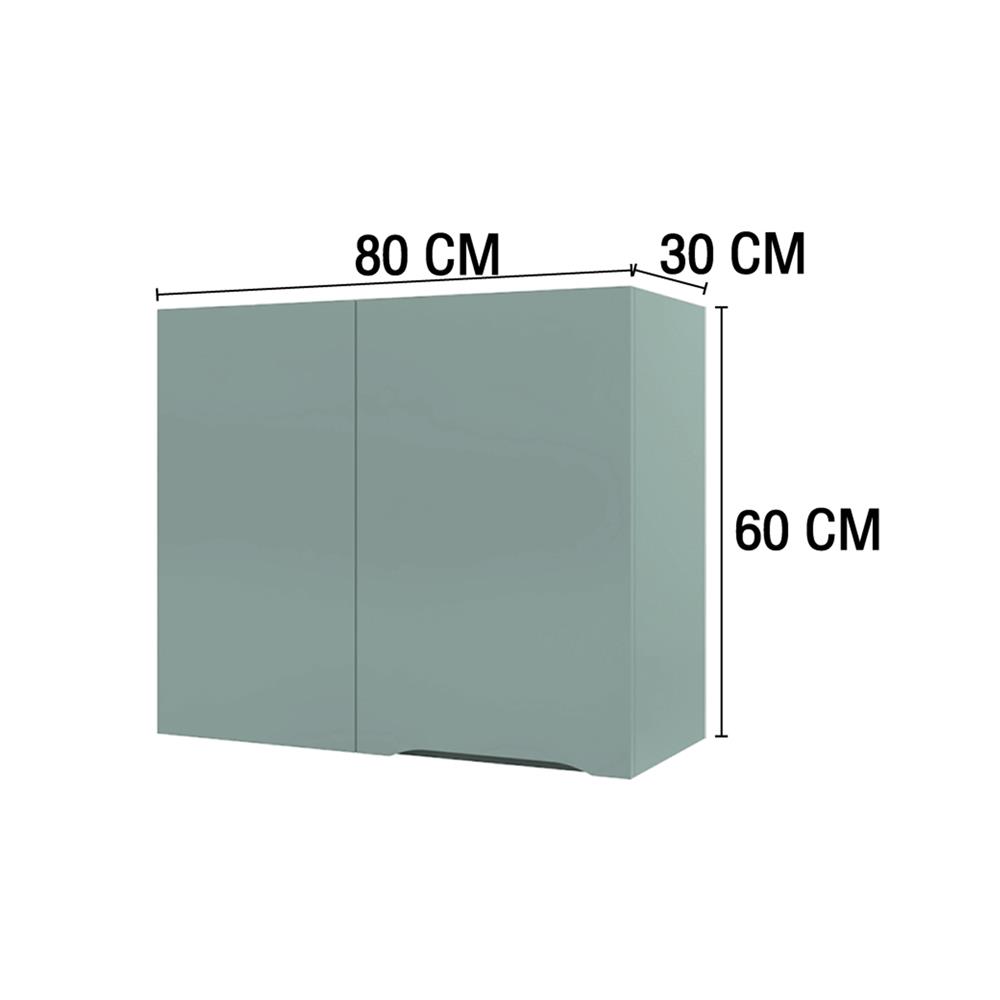 ตู้เข้ามุมซ้าย MJ ECO 80x60 ซม. สี SEA SALT