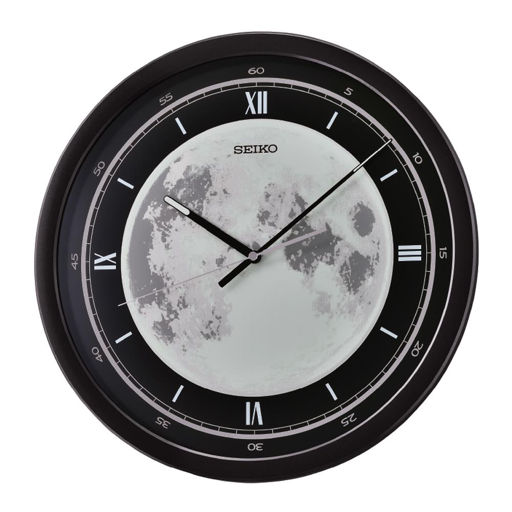 นาฬิกาแขวน SEIKO CLOCKS QXA831K 15.7 นิ้ว สีดำ