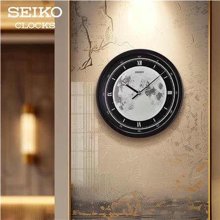 นาฬิกาแขวน SEIKO CLOCKS QXA831K 15.7 นิ้ว สีดำ_4