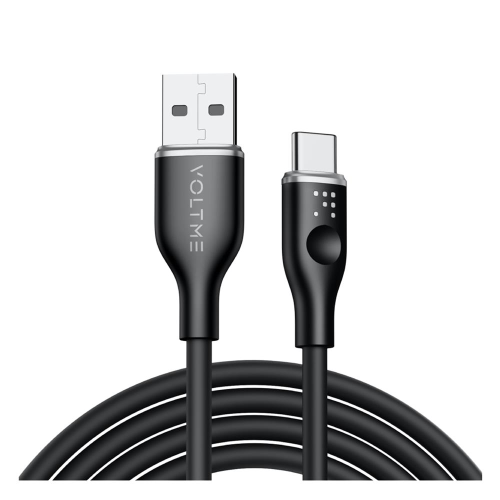 สายชาร์จ USB-A TO USB-C VOLTME C2002 1 เมตร สีดำ