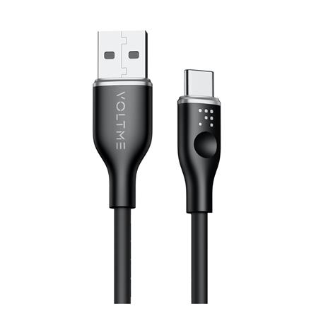 สายชาร์จ USB-A TO USB-C VOLTME C2002 1 เมตร สีดำ_0
