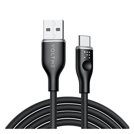 สายชาร์จ USB-A TO USB-C VOLTME C2002 1 เมตร สีดำ_1