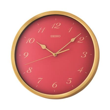 นาฬิกาแขวน SEIKO CLOCKS QXA784A 11.8 นิ้ว สีแดง_0