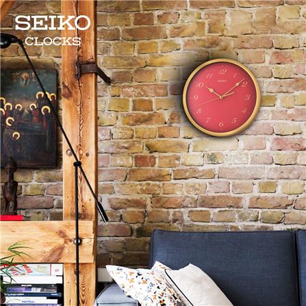 นาฬิกาแขวน SEIKO CLOCKS QXA784A 11.8 นิ้ว สีแดง_3