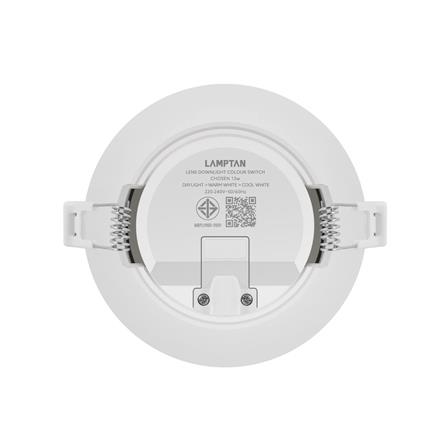 ดาวน์ไลท์ LED LAMPTAN CHOSEN 4.7 นิ้ว 13 วัตต์ DAYLIGHT/COOL WHITE/WARM WHITE สีขาว_2