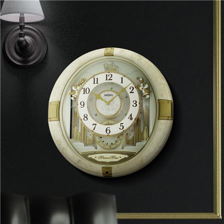 นาฬิกาแขวน SEIKO CLOCKS QXM603W 16.7X16.2 นิ้ว สีขาว_5