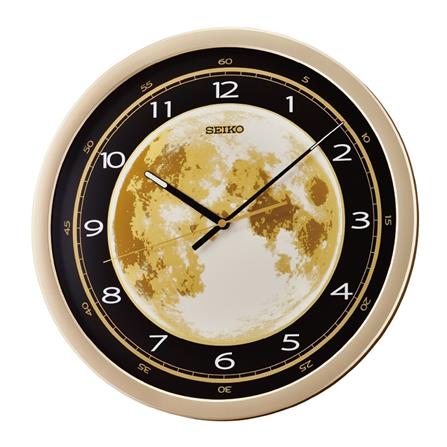 นาฬิกาแขวน SEIKO CLOCKS QXA831G 15.7 นิ้ว สีทอง