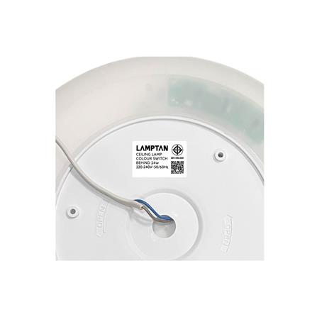 ไฟเพดาน LED LAMPTAN BEHIND 11.5 นิ้ว 24 วัตต์ DAYLIGHT/COOL WHITE/WARM WHITE สีขาว_7