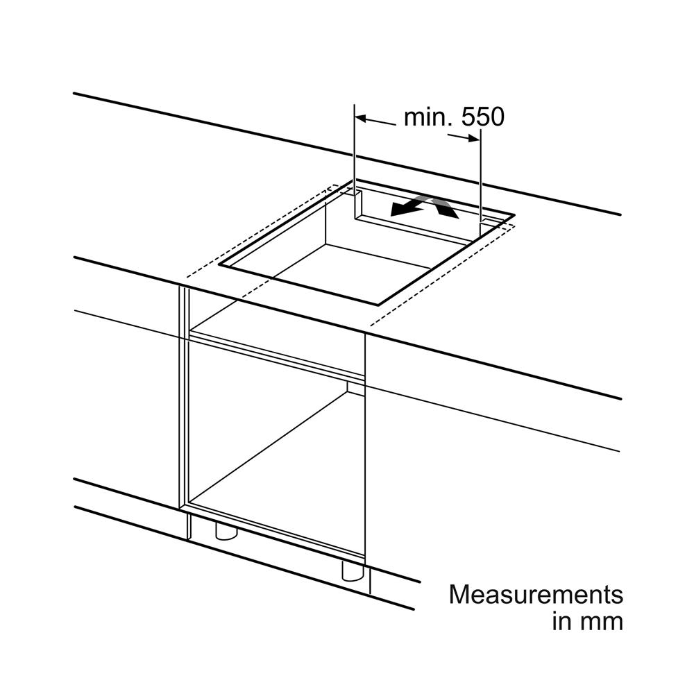 เตาฝังอินดักชั่น BOSCH PIE631HB1E 60 ซม.