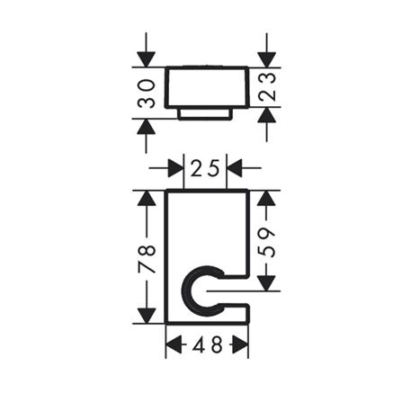 ขอแขวนฝักบัว HANSGROHE HG28387670_1