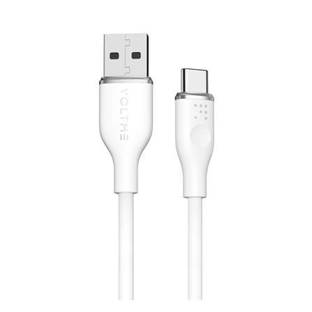 สายชาร์จ USB-A TO USB-C VOLTME C2001 1 เมตร สีขาว_0
