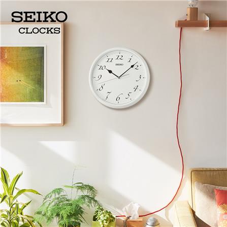 นาฬิกาแขวน SEIKO CLOCKS QXA796W 11 นิ้ว สีขาว_2