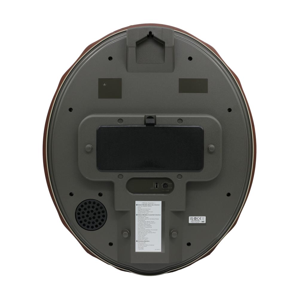 นาฬิกาแขวน SEIKO CLOCKS QXM604B 19X16 นิ้ว สีน้ำตาล