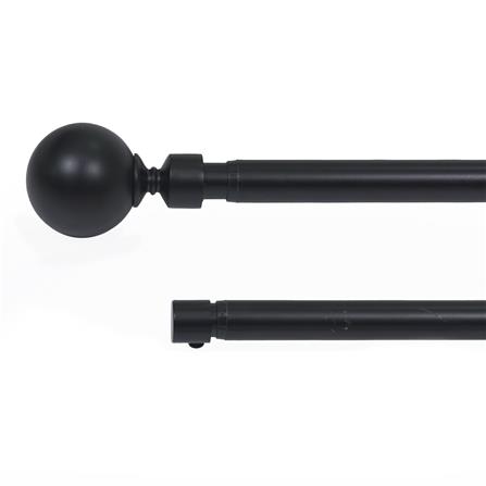 ราง 2 ชั้น ยืดหด HOME LIVING STYLE METAL 180-310 ซม. สีดำ_0